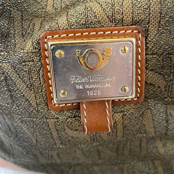 Flavi Vismano Firenze satchel w/cinch closure & one main compartment - Picture 4 of 14